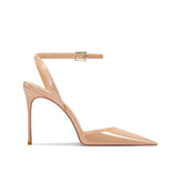 Ankle Strap Mid Heel Sandals - 8cm
